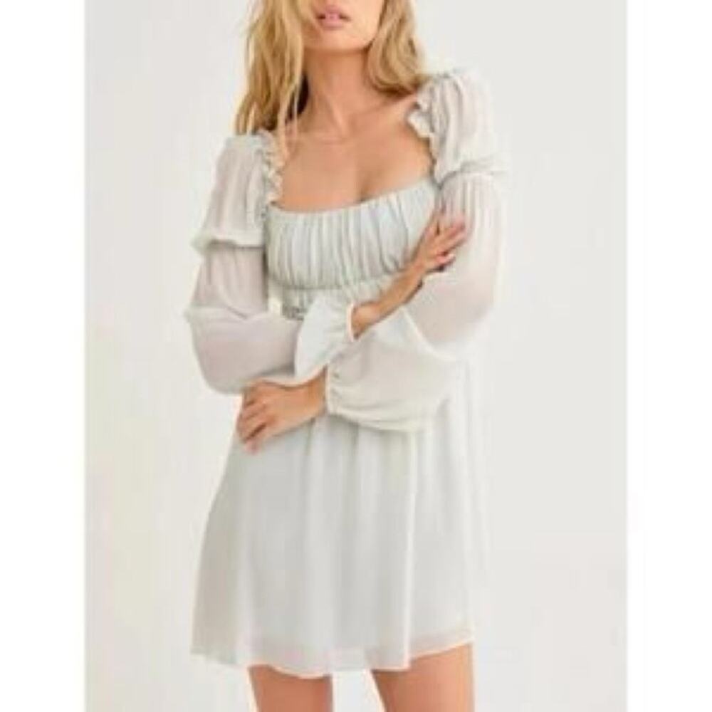NWT RUMORED / REVOLVE Only You mini dress sage L